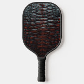 Raquette De Pickleball Luxury Executive Monogram Premium Leather (Verso)