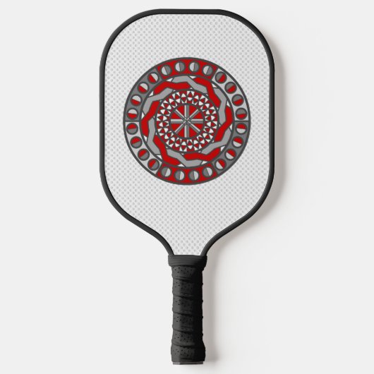 Raquette De Pickleball Machines rouges (Recto)