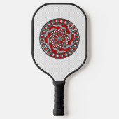 Raquette De Pickleball Machines rouges (Verso)