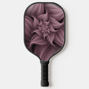 Raquette De Pickleball Magnifique fleur rose fractale