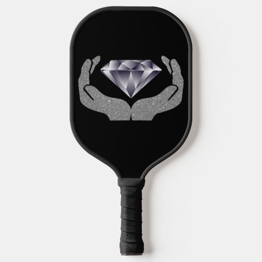 Raquette De Pickleball Mains de Diamant (Recto)