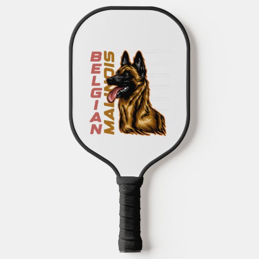 Raquette De Pickleball Malinois belge (Recto)