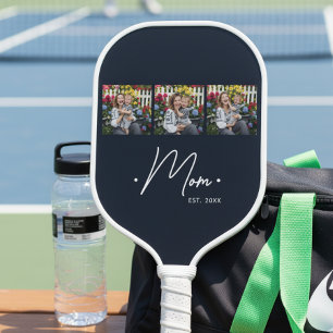 Raquette De Pickleball Maman a établi le script 3 Photo Noir