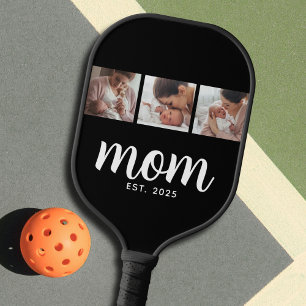 Raquette De Pickleball Maman a établi un script moderne gras noir 3 Photo