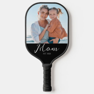 Raquette De Pickleball Maman a établi un script photo noir