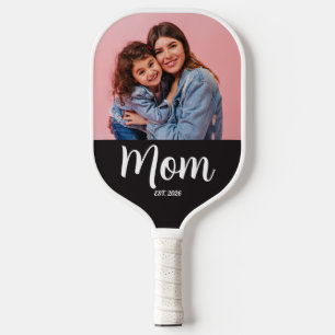 Raquette De Pickleball Maman a établi un script photo noir