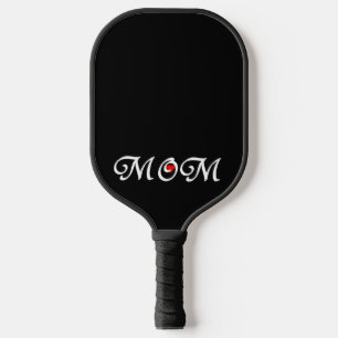 Raquette De Pickleball Maman au coeur rouge