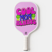 Raquette De Pickleball Maman cool toujours Joyeuse fête des mères | (Verso)