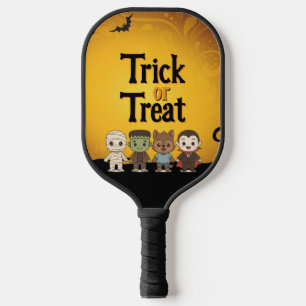 Raquette De Pickleball Maman mignonne, Frankenstein, Dracula, loup-garou