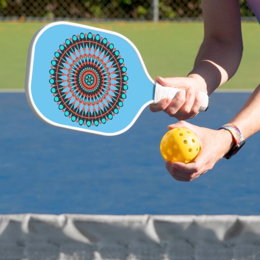 Raquette De Pickleball Mandala amérindienne (Insitu)