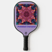 Raquette de Pickleball Mandala Vibrant (Verso)