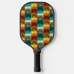 RAQUETTE DE PICKLEBALL MANETTE DE JEU VIDEO VINTAGE GAMER
