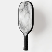 Raquette De Pickleball Marbre blanc et noir simulé (Gauche)