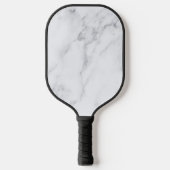 Raquette De Pickleball Marbre Blanc Moderne et Propre (Recto)