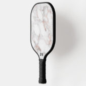 Raquette De Pickleball Marbre gris rose-or accents (Gauche)