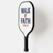 Raquette De Pickleball Marcher par la foi 2 Cor 5:7 (Gauche)