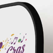 Raquette De Pickleball Mardi Gras (Détail gauche)