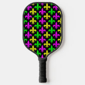 Raquette De Pickleball Mardi Gras Fleur De Lis (Recto)