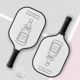 Raquette De Pickleball Mariage civil Thème pickleball & Prosecco écriture
