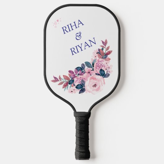 RAQUETTE DE PICKLEBALL MARIAGE FLEURI (Recto)