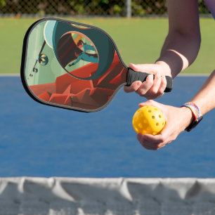 Raquette De Pickleball Mars Olympus Mons Système solaire Volcano le plus
