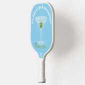 Raquette De Pickleball Martini de chiche personnalisée Dink O'Clock - Ble (Gauche)