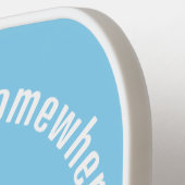 Raquette De Pickleball Martini de chiche personnalisée Dink O'Clock - Ble (Détail gauche)