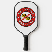 Raquette De Pickleball Maryland de Baltimore (Verso)