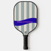 Raquette De Pickleball Master of Pickleball Paddle – Blue Wave Stripe  (Recto)