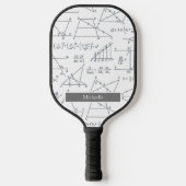Raquette De Pickleball Math Diagrams Motif Schools Event (Recto)