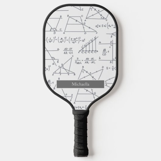 Raquette De Pickleball Math Diagrams Motif Schools Event (Recto)