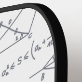 Raquette De Pickleball Math Diagrams Motif Schools Event (Détail gauche)