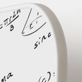 Raquette De Pickleball Mathématiques Noir Blanc Science (Détail gauche)