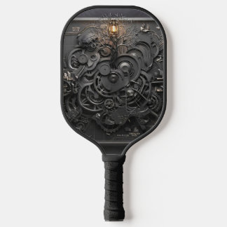Raquette de pickleball mécanique Steampunk