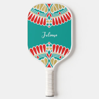 Raquette De Pickleball Médaille Boho Fiesta Pickleball Custom Paddle