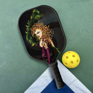 Raquette De Pickleball Méduse mythique Mythologie grecque Serpent Gorgone