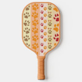 Raquette De Pickleball Meilleur chien Empreinte de patte Animaux Motif (Recto)