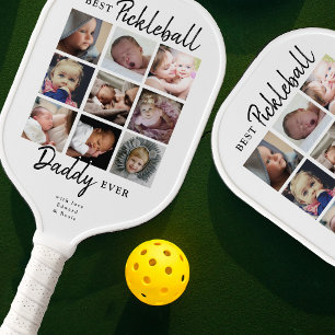 Raquette De Pickleball Meilleur Collage Photo de Papa Pickleball