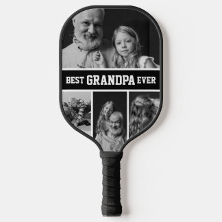 Raquette De Pickleball Meilleur grand-père jamais photo cadeau d'annivers