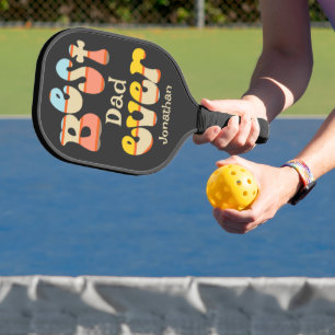 Raquette De Pickleball Meilleur papa jamais rétro