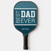 Raquette De Pickleball Meilleur papa personnalisé (Recto)