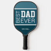 Raquette De Pickleball Meilleur papa personnalisé (Verso)
