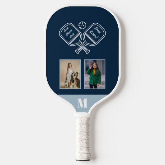 Raquette De Pickleball Meilleur Pickleball Papa Ever 2 Photo Grille (Recto)