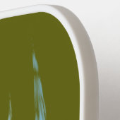 Raquette De Pickleball Meilleure grand-mère, initiales monogrammes, Olive (Détail gauche)