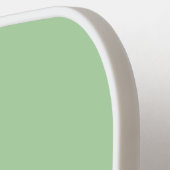 Raquette De Pickleball Menthe verte et blanche personnalisée (Détail gauche)