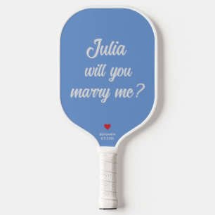 Raquette De Pickleball M'épouseras-tu ? Proposition de Mariage personnali