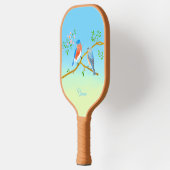 Raquette De Pickleball Merles Bleus Bleu Clair & Vert (Gauche)