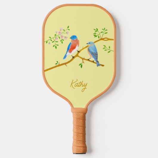 Raquette De Pickleball Merlesbleus Jaune Pâle (Recto)