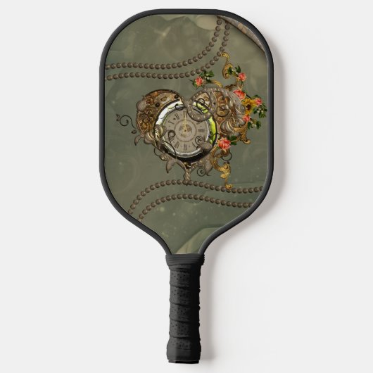 Raquette De Pickleball Merveilleuse horloge vapeur (Verso)