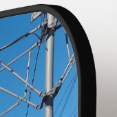 Raquette De Pickleball Metallic Nature Cityscape 1 Pickleball Paddle (Détail gauche)